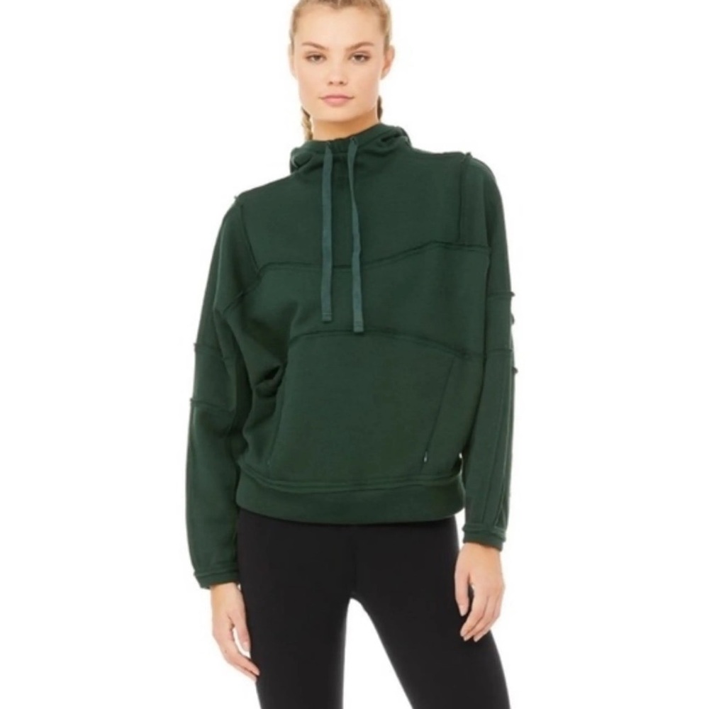 ALO Yoga Forest Green Hoodie
